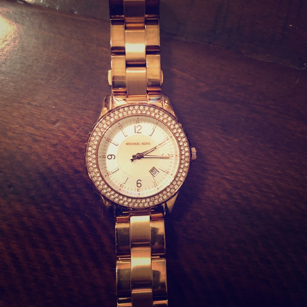 Michael Kors Rose Gold Madison Watch